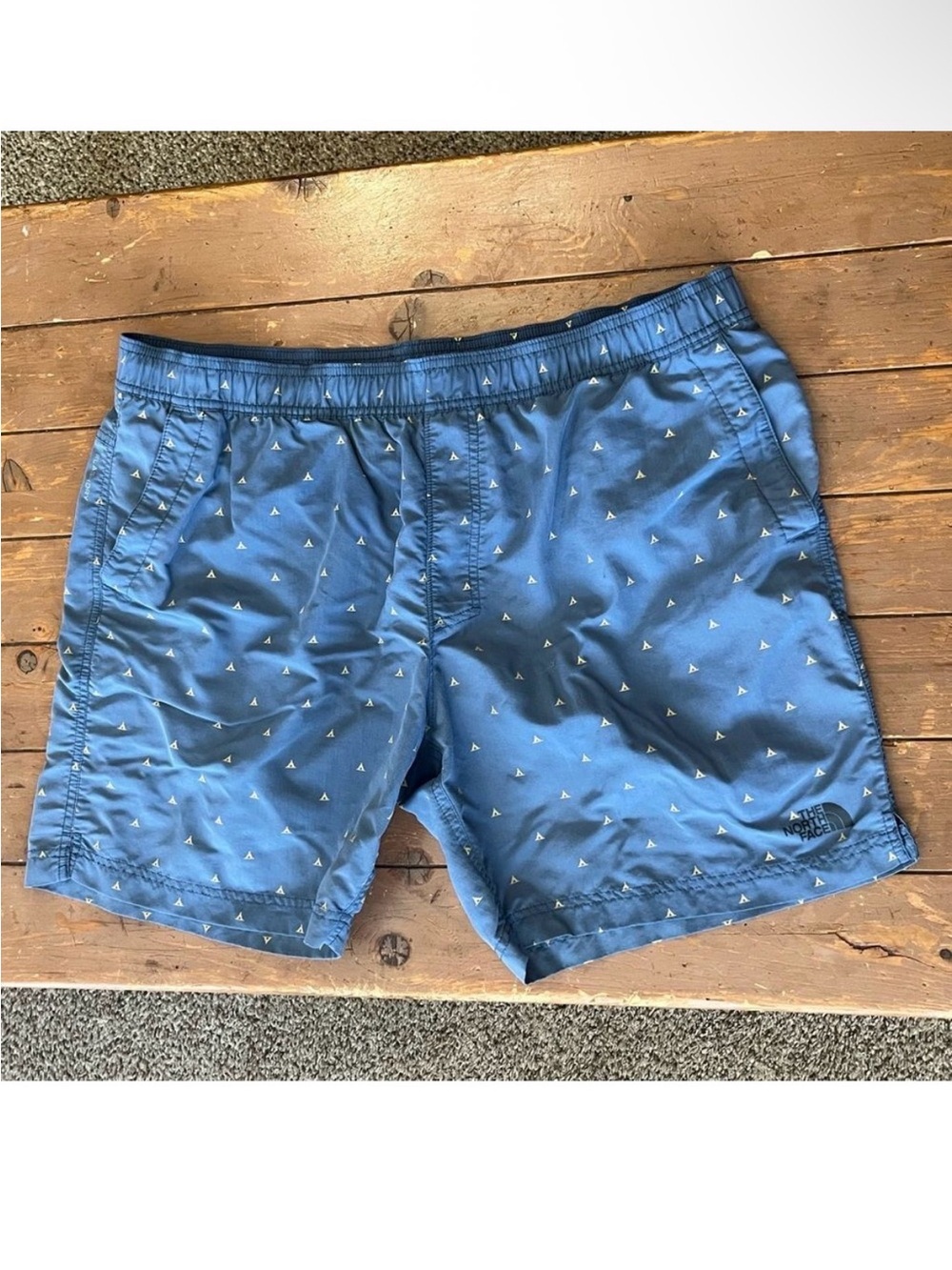 The North Face Swim 100% Nylon Tent Pattern Board Shorts